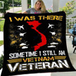 Custom Blanket Vietnam Veteran Blanket - Fleece Blanket