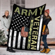 Us Army Veteran Gs-Cl-Dt1003 Fleece Blanket