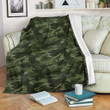 Army Camouflage Pattern Gs-Cl-Dt2606 Fleece Blanket