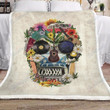 Hippie Skull Gs-Cl-Kc2506 Fleece Blanket