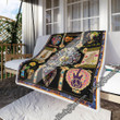 What A Wonderful World Hippie Sofa Throw Blanket