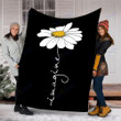 Custom Blanket Imagine Daisy Flower Hippie Blanket - Fleece Blanket