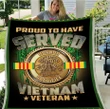 Vietnam Veteran - Veteran Blanket, Us Veteran, Quotes Blanket, Vietnam Atm-Vnbl07 Fleece Blanket