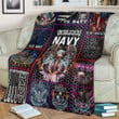 Us Navy 7 Gs-Cl-Ml2204 Fleece Blanket
