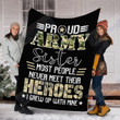 Proud Army Sister Gs-Cl-Dt1003 Fleece Blanket