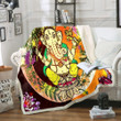 Hippie With Ganesha 1 Gs-Nt3001 Fleece Blanket