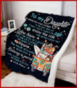 Hippie - Daughter - Wherever Your Journey In Life May Take You Fleece Blanket Dhc2711594Vt