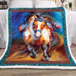 Horse Native Fleece Blanket