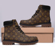 Brown Louis Vuitton Timberland Boots Form Timboots Shoes Hot 2022 LV Gifts For Men Women