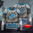 Detroit Lions Personalized All Over Printed 587
