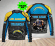 Los Angeles Chargers Personalized All Over Printed 554