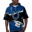 Indianapolis Colts Short Sleeve Hoodie BG35