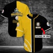 Pittsburgh Steelers Personalized Baseball Jersey Shirt 90