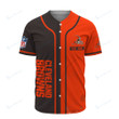 Cleveland Browns Personalized Baseball Jersey 525