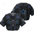 Dallas Cowboys Crop Top Baseball Jersey 28