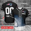 New England Patriots Personalized Baseball Jersey BG103