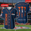 Denver Broncos Personalized Baseball Jersey BG189