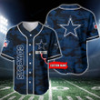 Dallas Cowboys Personalized Baseball Jersey BG226