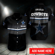 Dallas Cowboys Personalized Button Shirt BB018