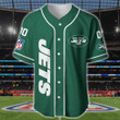 New York Jets Personalized Baseball Jersey BG177