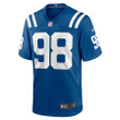 Tony Siragusa Indianapolis Colts Game Retired Player Jersey - Royal