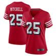 Elijah Mitchell San Francisco 49ers Women's Alternate Game Jersey - Scarlet
