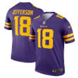Justin Jefferson #18 Minnesota Vikings Alternate Legend Jersey - Purple