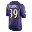 Denzel Williams Baltimore Ravens Player Game Jersey - Purple