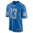 Devin Funchess #13 Detroit Lions Player Game Jersey - Blue