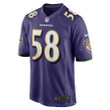 Michael Pierce Baltimore Ravens Player Game Jersey - Purple