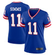 Phil Simms #11 New York Giants Women's Classic Retired Player Game Jersey - Royal