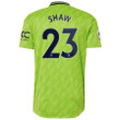 Luke Shaw #23 Manchester United 2022/23 Third Player Men Jersey - Neon Green