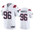 New England Patriots Sam Roberts #96 White Vapor Limited Jersey