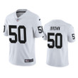 Las Vegas Raiders Jayon Brown #50 White Vapor Limited Jersey