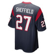 Kendall Sheffield Houston Texans Player Game Jersey - Navy