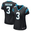 Robby Anderson Carolina Panthers Women's Player Game Jersey - Black