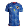Japan National Team 2022/23 Qatar World Cup Shibasaki Gaku #7 Home Men Jersey - Blue