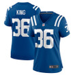 Brandon King Indianapolis Colts Women's Player Game Jersey - Royal