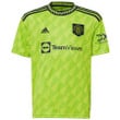Tyrell Malacia #12 Manchester United Youth 2022/23 Third Player Jersey - Neon Green