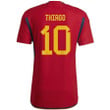 Spain National Team 2022/23 Qatar World Cup Thiago Alcântara #10 Home Men Jersey - Red