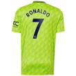Cristiano Ronaldo #7 Manchester United 2022/23 Third Player Men Jersey - Neon Green