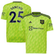 Jadon Sancho Manchester United Youth 2022/23 Third Player Jersey - Neon Green