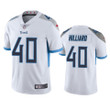 Tennessee Titans Dontrell Hilliard #40 White Vapor Limited Jersey