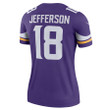 Justin Jefferson #18 Minnesota Vikings Women's Legend Jersey - Purple
