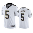 Men's Jersey New Orleans Saints Andy Dalton #5 White Vapor Limited Jersey