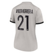 Ander Herrera #21 Paris Saint-Germain Women 2022/23 Away Jersey - Black