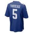 Kayvon Thibodeaux #5 New York Giants Nike Youth 2022 Draft First Round Pick Game Jersey In Royal