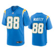 Los Angeles Chargers Tre' McKitty #88 Powder Blue Game Jersey
