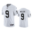 Las Vegas Raiders Nick Mullens #9 White Vapor Limited Jersey