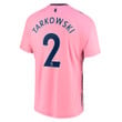 Tarkowski #2 Everton 2022/23 Away Player Men Jersey - Pink